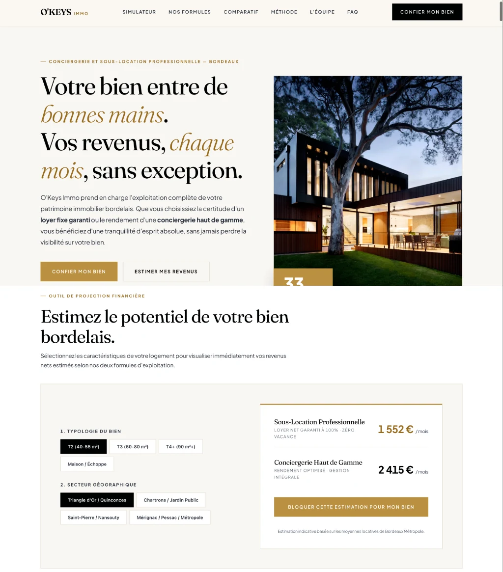 O'Keys Immo Conciergerie Prestige